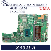 KEFU X302LA LJ                                                           ASUS X302LA X302LJ X302L                                                            4GB-RAM I5-5200U UMA