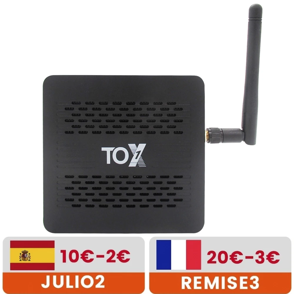 ТВ-приставка TOX1 Android 2021 Amlogic S905X3 приставка для Smart TV 4 Гб RAM 32 ГБ ROM 2 4G 5G Wi-Fi Bluetooth 1000M LAN