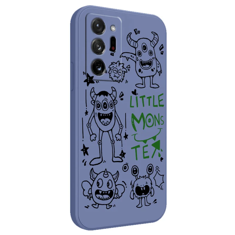 

Jane Monster Liquid Silicone Phone Case For Samsung Galaxy A72 A52 A42 A32 A22 A21S A02S A12 A02 A71 A51 A41 A31 Soft Back Cover