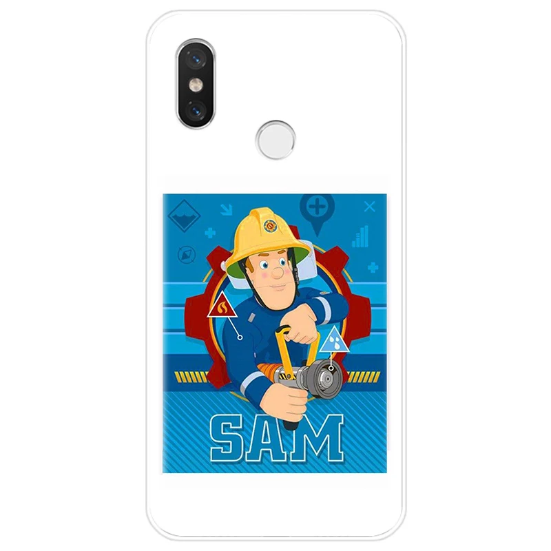 Fireman Sam Children Art Cover Soft Silicone TPU Phone Case For xiaomi 4 5 5S PLUS 5C 6 6X 8 8SE 8lite 9 9SE MAX 2 3 | Мобильные