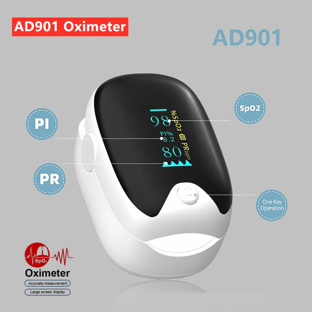 

Пульсоксиметр AD901 Gem, многопараметрический измеритель, Автоматическое включение/выключение, 4 направления, 8 секунд, мгновенное чтение