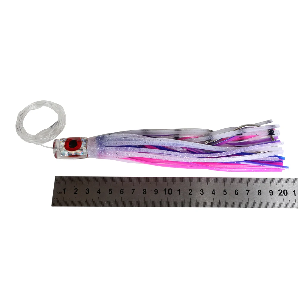 5 шт. приманка с зазубринами на марлина сетчатой сумкой тунец рыба большая игра