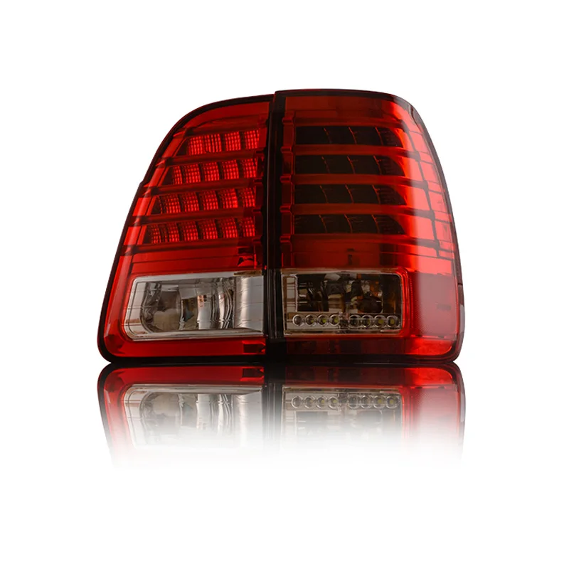 1 комплект для Toyota Land Cruiser LC100 2000 ~ 2007 светодиодный задний фонарь стоп сигнал