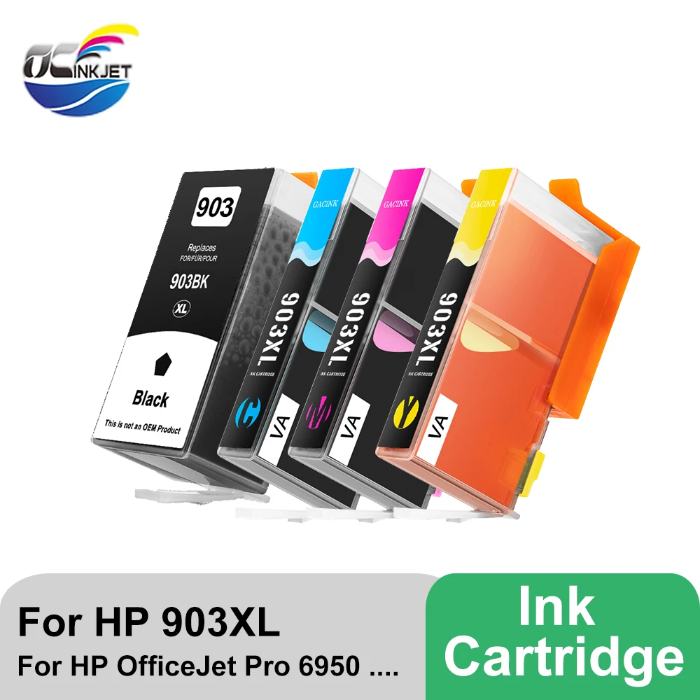 

Чернильный картридж HP 903XL, совместимый с принтером HP OfficeJet Pro 6950 6960 6970, 4 шт.