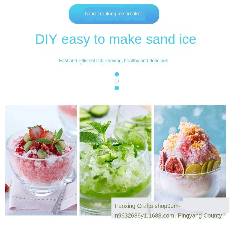 

Mini hand shaver Home ice shaver Children DIY mini ice shaver
