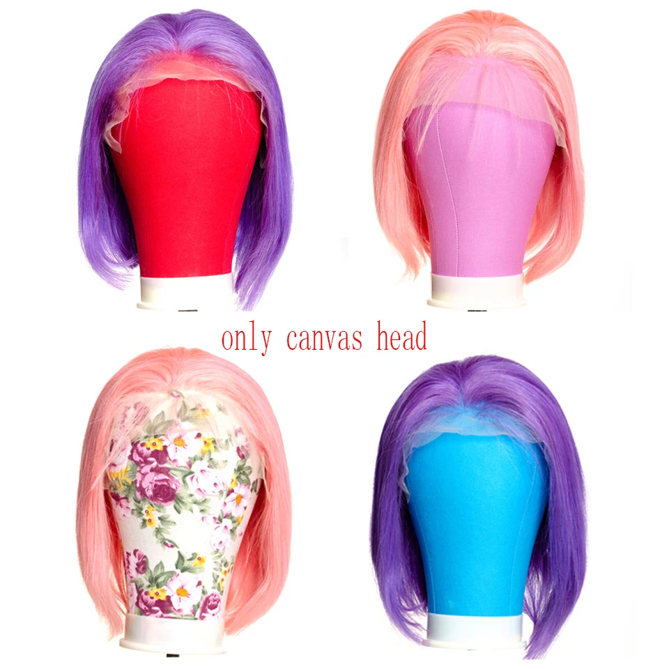 Красочные пенопласт парик Стенд Манекен головы холст блок manican для женщин 21/22/23/24