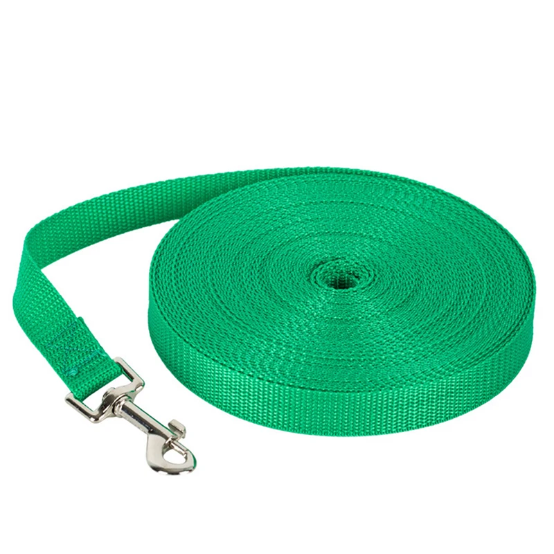 

1.5m 1.8m 3.0m 4.5m 6.0m Solid Dog Leash For Large Dogs Pet Puppy Walking Training Lead Rope Big Nylon Rope Long Leashes 1pcs