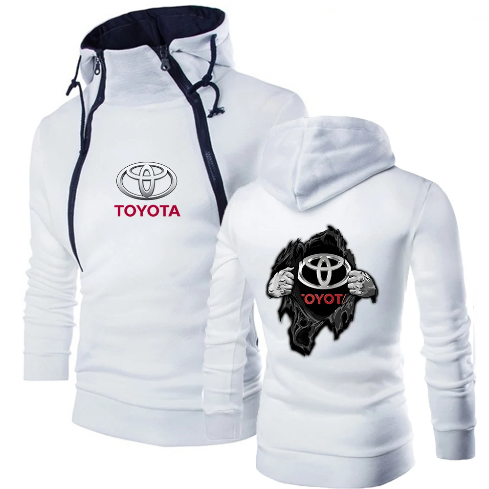 

2021 мужской стиль Toyota логотип TRD Harajuku, Повседневный пуловер, толстовка с капюшоном, классический спортивный костюм, теплые облегающие топы на...