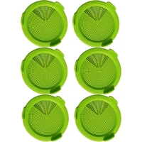 6 pack sprouting jar strainer lids wide mouth mason jar screen sprouting kit lids for growing bean broccoli
