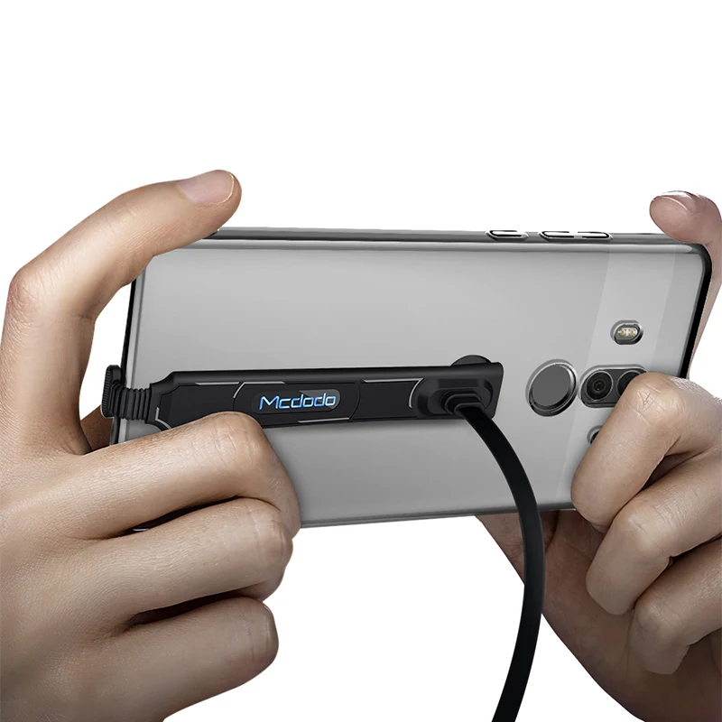 Black Mcdodo usb type-C кабель для samsung S9 S8 Xiaomi Redmi Note 7 2A Быстрая зарядка USB C для HUAWEI P30 Pro P20 игровой кабель для передачи данных Шнур - Цвет: Black
