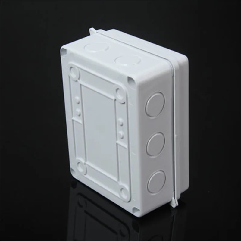 ABS пластик IP65 водонепроницаемая распределительная коробка DIY наружная электрическая Соединительная коробка кабельный филиал коробка