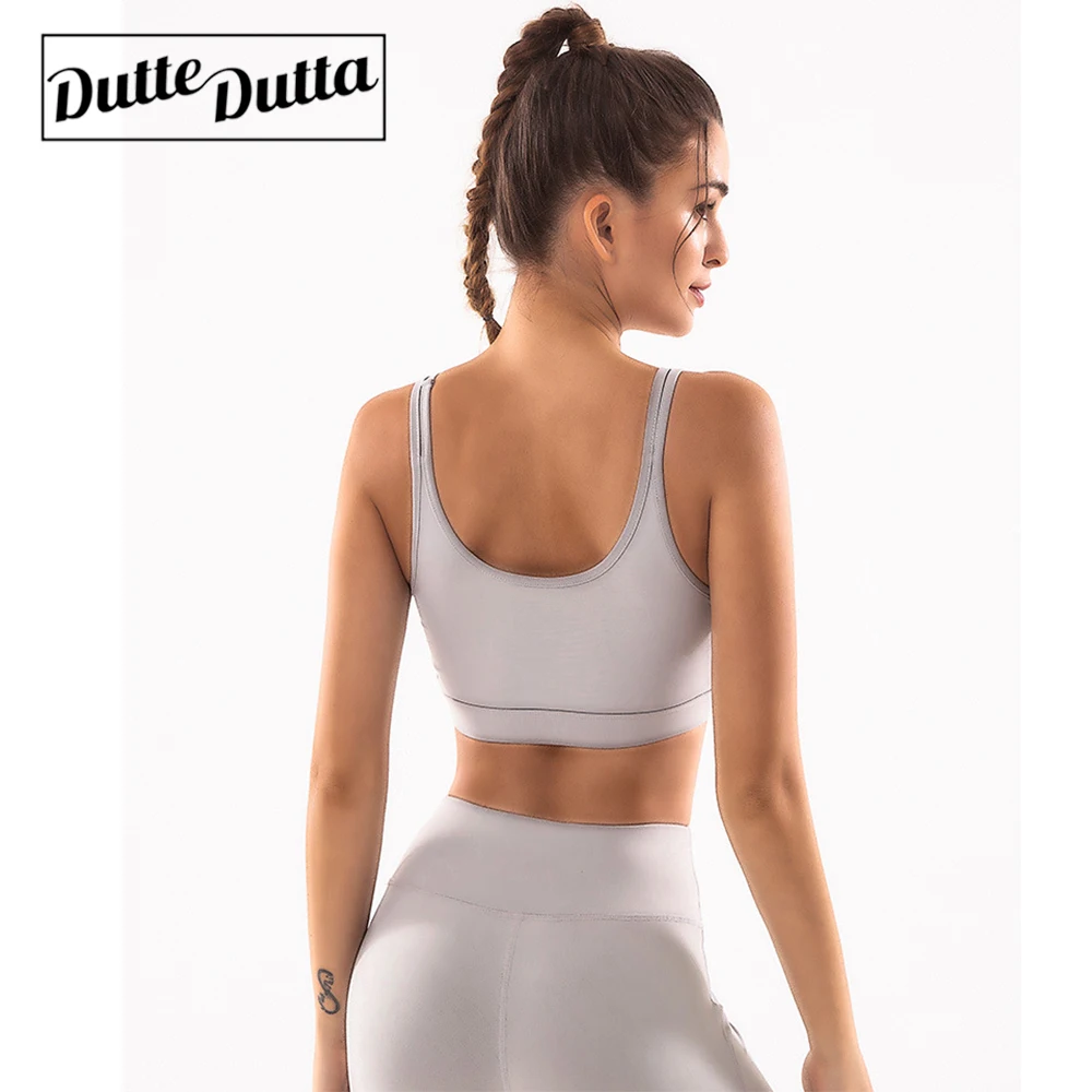 Спортивный бюстгальтер на молнии с плечевым ремнем для фитнеса Быстросохнущий