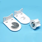 Электрические Аксессуары для штор, одна пара кронштейнов и одна Хвостовая заглушка для рулонных штор, полосатые жалюзи, Dooya, Подсолнух, 25 мотор, трубка 38 мм