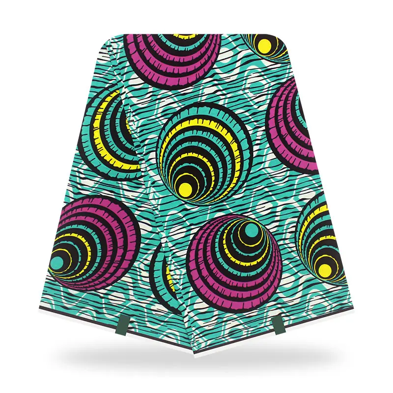 

Veritable Wax tissus Guaranteed Real Wax 6yard/lot 2020 New High Quality African Fabric nigeria ankara tissus Wax Y0037