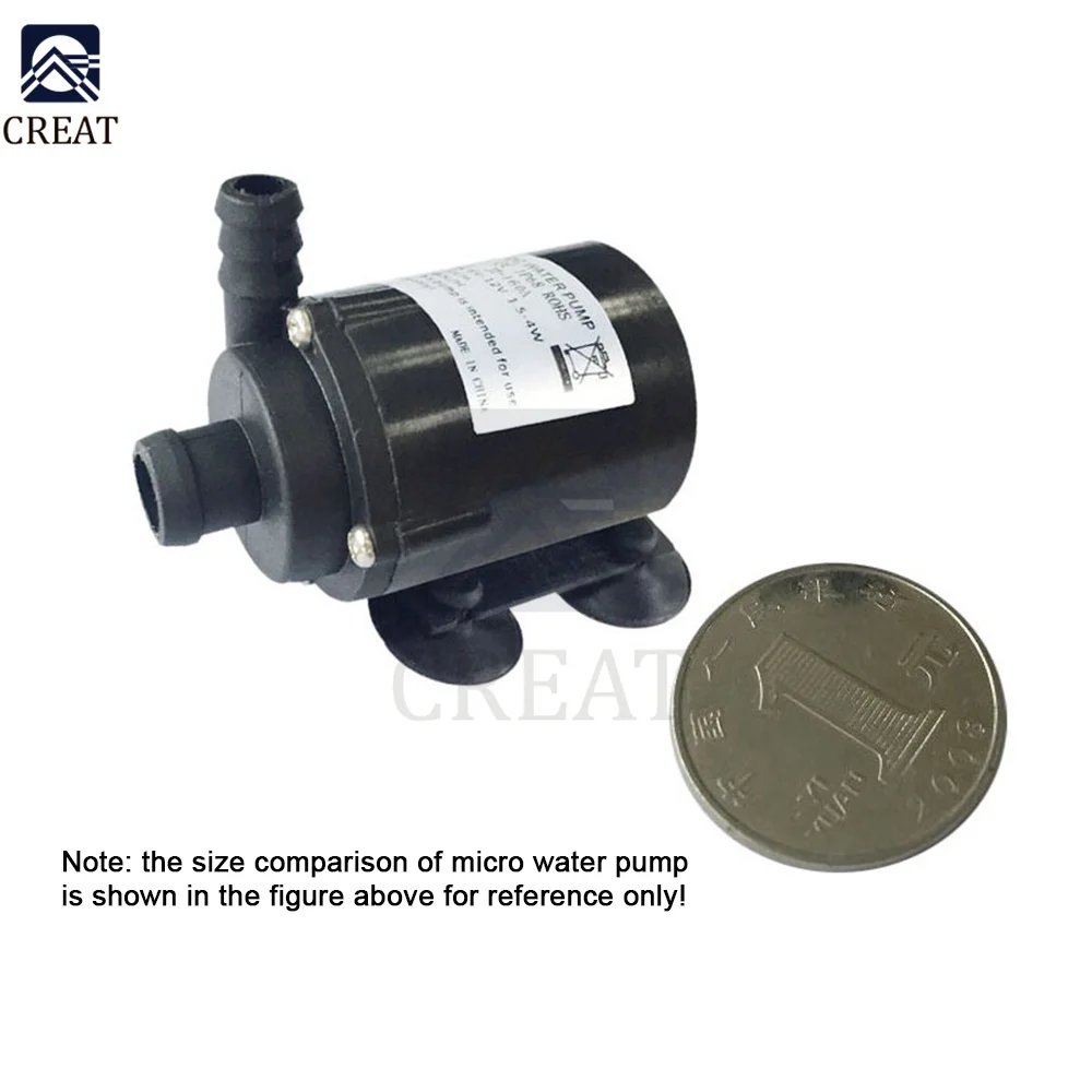 JT-160A Mini Micro DC 6-12V бесщеточный маленький водяной насос 240 л/ч микро электрический