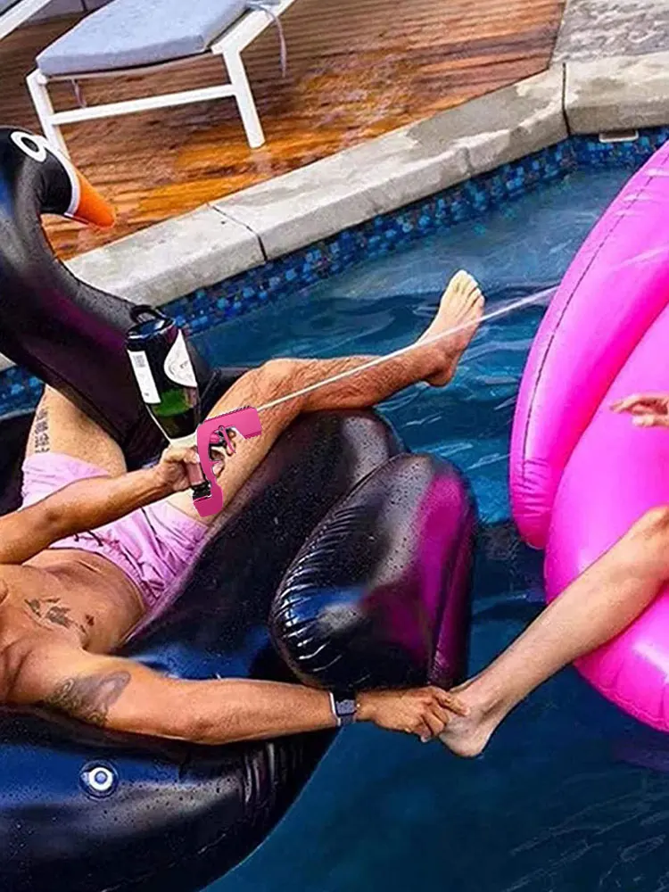 

Champagne Gun Wine Dispenser Bottle Beer Champagne Spray Gun Bottle Cap Wine Ejector Feeding Bar Tool Wine Bottle Stopper