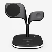 fast wireless charger wireless station 15w 3 in 1 one led desk lamp with stand for apple iphone magnetic wireless charger