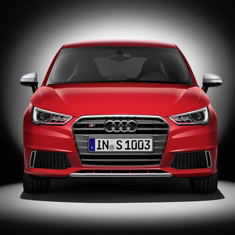 Хромированная рамка для Audi A1 RS1 SLine серая Передняя решетка гриля хромированная