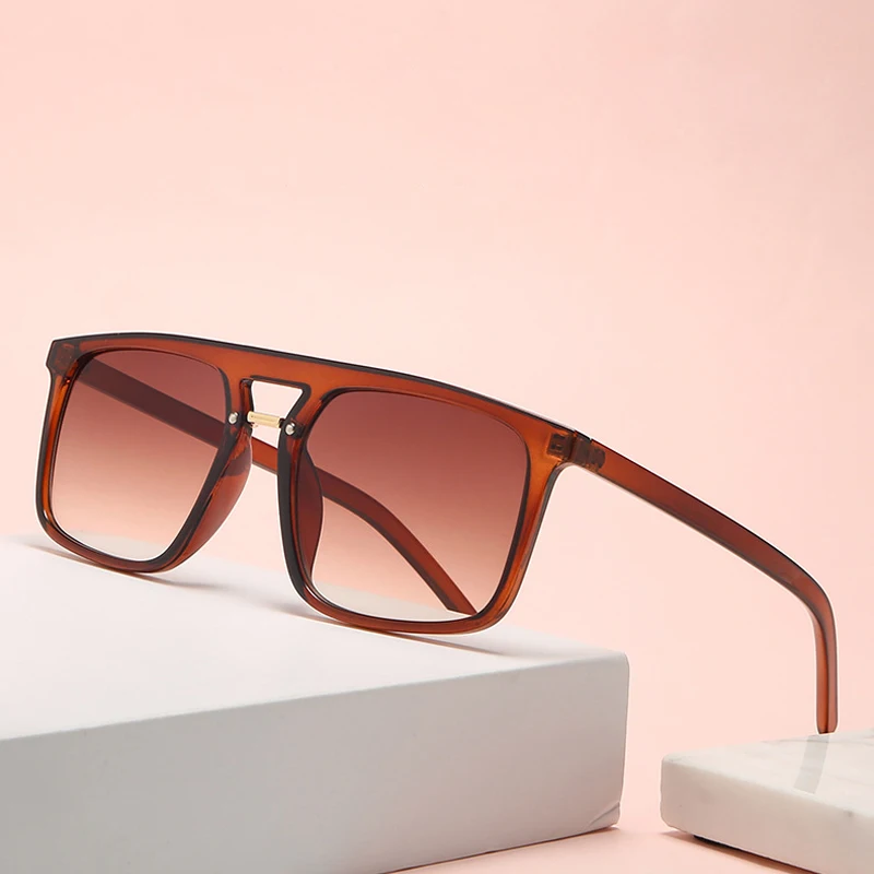 

New Vintage Square Hiking Sunglasses Women's Men Retro Brand Designer Fashion Colorful Sun Glasses Female Eyewear UV400