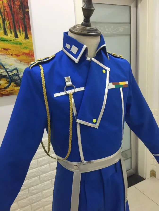 Стальной алхимик Рой Мустанг/Maes Hughes косплей костюм униформа наряд Хэллоуин
