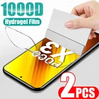 Гидрогелевая пленка для Xiaomi Poco X3 M3 M2 F2 Pro Poco X3 NFC F3 GT, защитная пленка для экрана Xiaomi Mi 11 11X Pro Lite 11i, 2 шт.