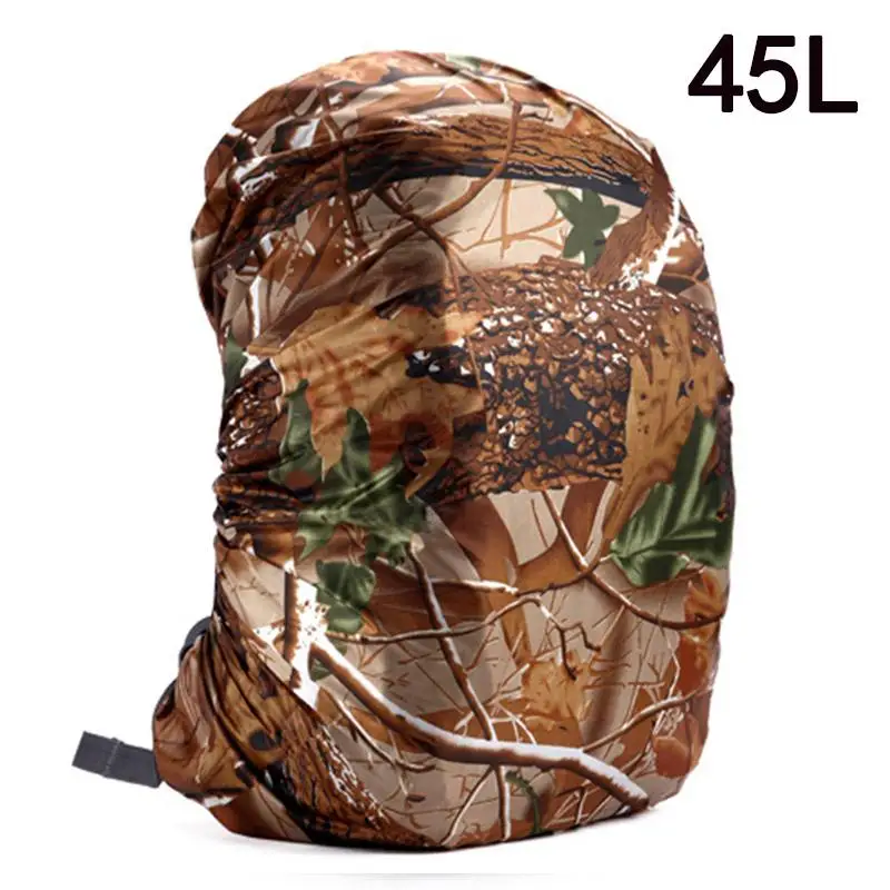 Tree 45 35/45L Регулируемый Водонепроницаемый рюкзак дождевик Сумка Чехол защиты в стиле милитари мешок для кемпинга на открытом воздухе Пеший Туризм - Цвет: Tree 45