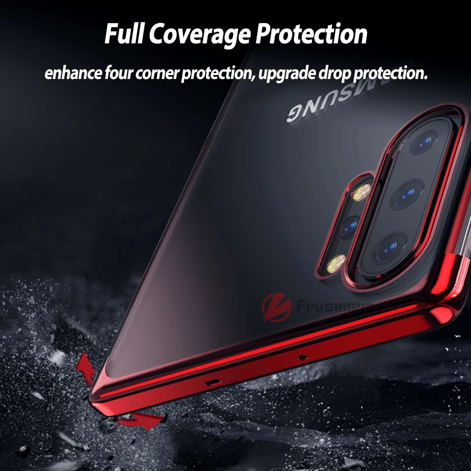 Мягкий прозрачный чехол из ТПУ с 3D лазерным покрытием для Samsung Galaxy S10e S10 Lite Note 10 Plus
