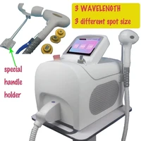 newest 3 wavelength 808nm diode laser hair removal machine rejuvenation lasting alexandrite laser 808 with ce