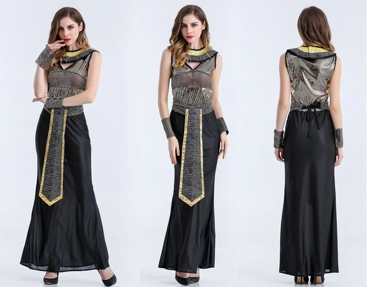 

Cleopatra Dress Stage Costume Athena Greek Goddess Character Role Play