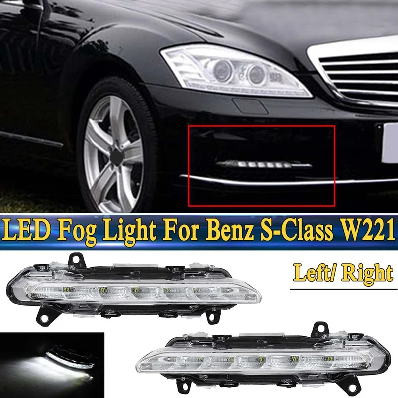 Автомобильный светодиодный DRL дневные ходовые огни Противотуманные фары для