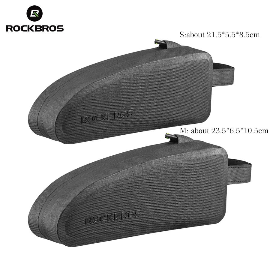 ROCKBROS Cycling Waterproof Bags Bicycle Front Tube Frame Bag 2 Style Capacity MTB Road Bike Accessories Pannier|Сумки и корзины для