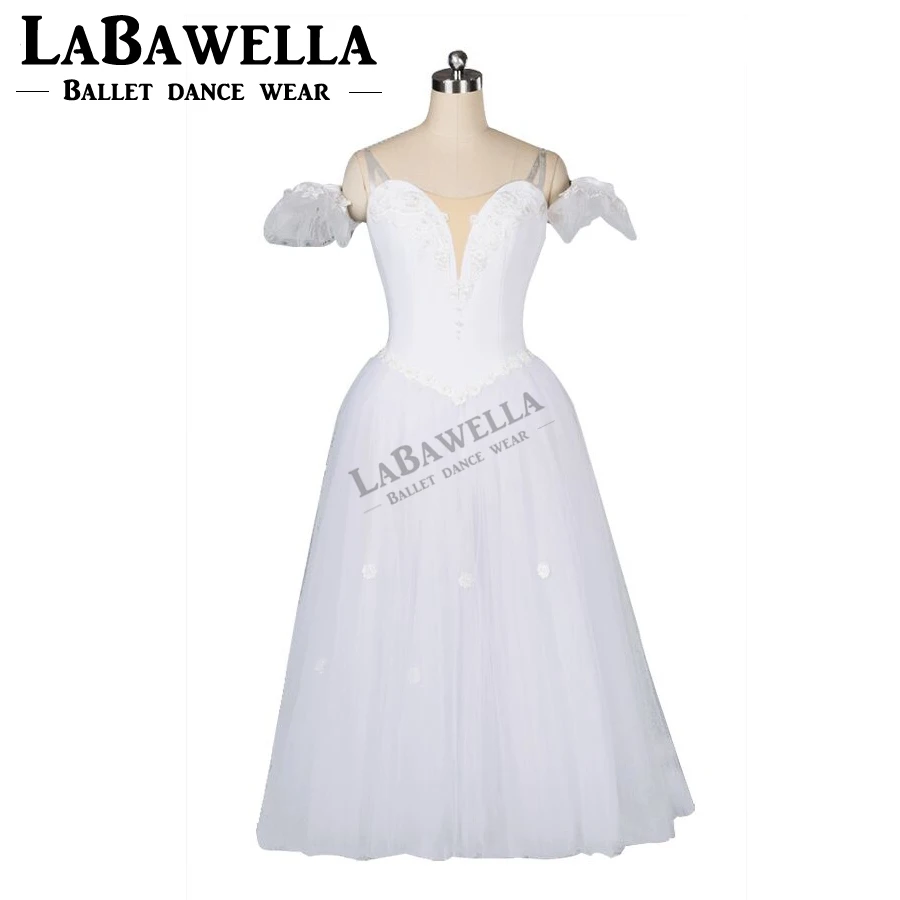 La Sylphide/романтическое балетное платье-пачка платье Белое Женское феи