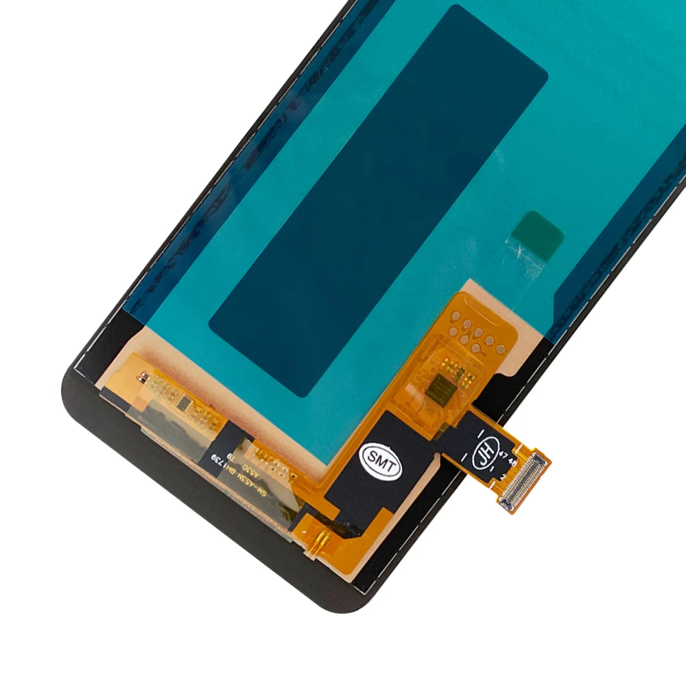 Pantalla de 5,6 pulgadas con marco para Samsung Galaxy A8, 2018, A530, Lcd, piezas de montaje de digitalizador con pantalla t&aacute;ctil para Samsung A530-2