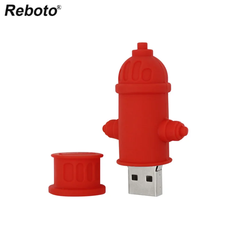 Мультяшный USB флеш накопитель мультяшный огонь гидрант 4 ГБ 8 16 32 64 милая карта