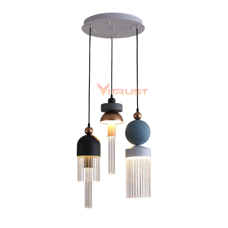 Подвесной светильник светодиодный современный лампы с бахромой | Лампы и