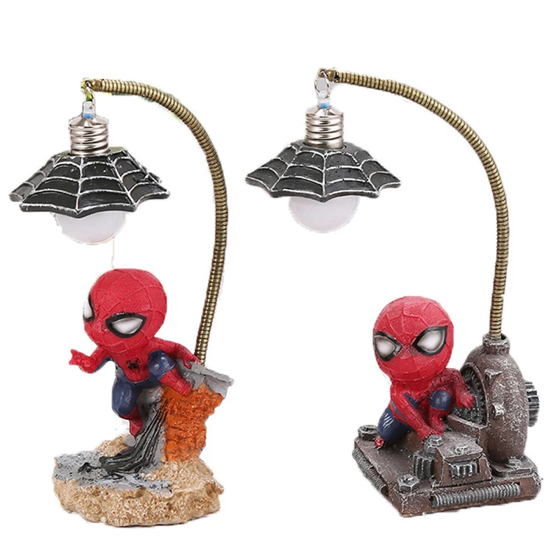 

Night Light for Bedroom Bedside Kids Baby Lamp Cartoon Spider Anime Home Decor Stand Lights Luminaria Children Birthday Gifts