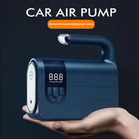 car air pump double cylinder household 12v electric pump portable emergency tire car air pump digital display free shipping