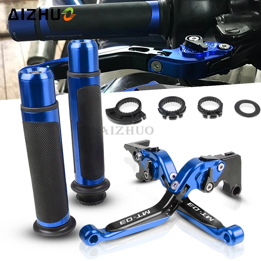

For YAMAHA MT-03 MT03 MT 03 2015 2016 2017 2018-2020 Motorcycle Accessories Folding Extendable Brake Clutch Lever Handle Grips
