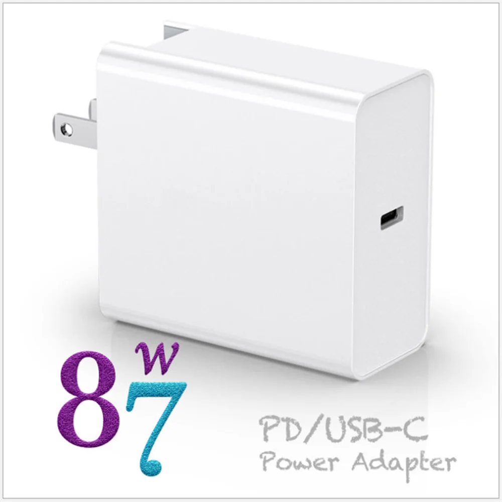 Устройство для быстрой зарядки URVNS 87 Вт USB C PD 3 0 адаптер питания ноутбука Macbook Air Pro