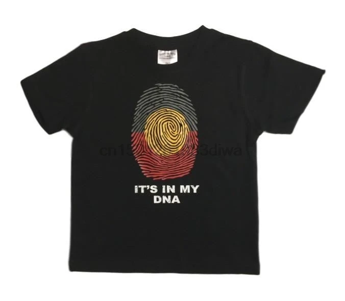 

New Aboriginal Flag In My DNA T-Shirt - Childrens Sizes 00 0 2 4 6 8 10 12 14