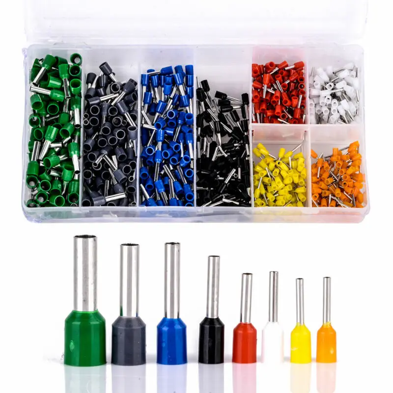 

800PCS Wire Connector Terminator Crimp Terminal Connector Conector Eletrico Terminais Tubular Terminale Cable Terminales Set