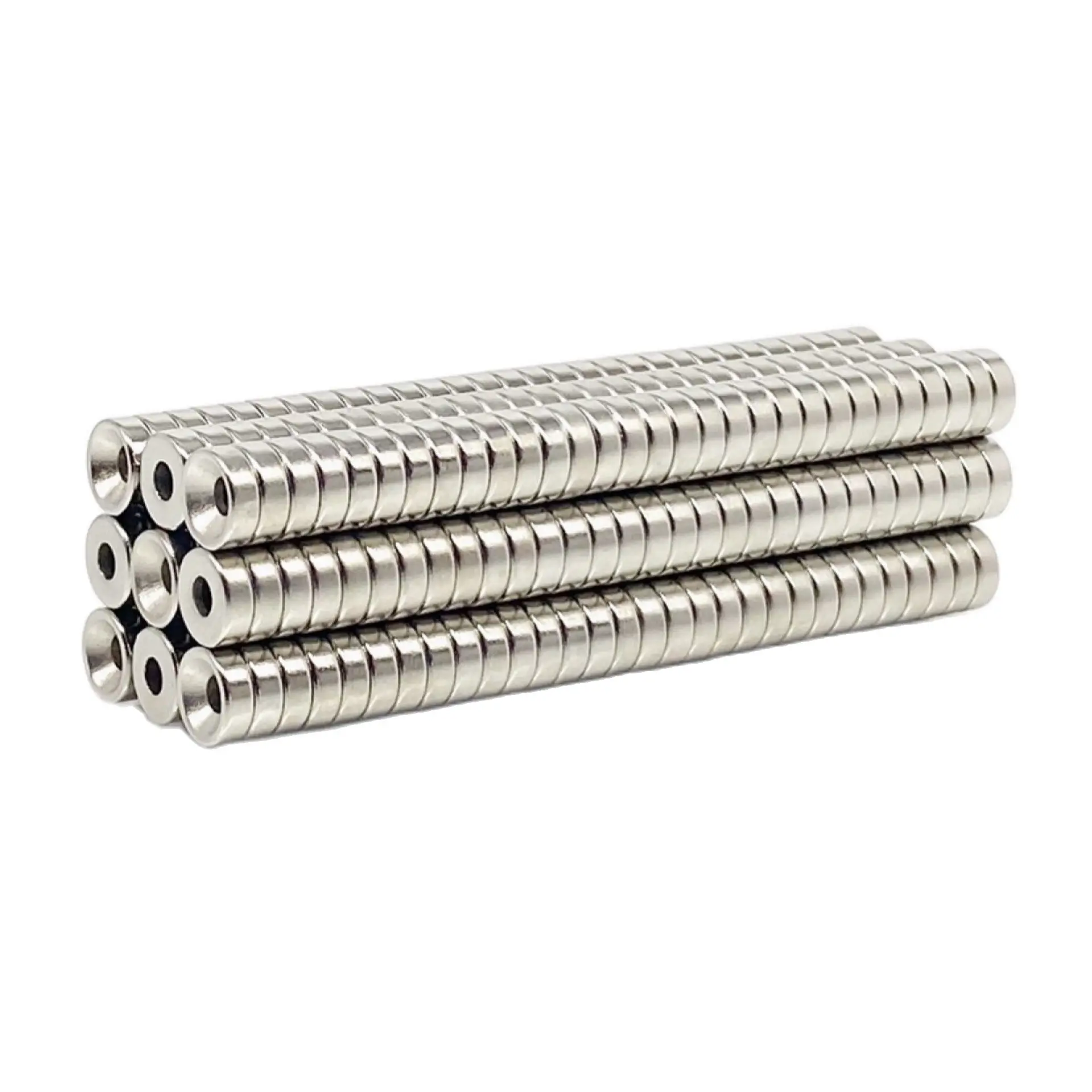 

10/20/50/100/500Pcs Neodymium Magnet 8x3 Hole 3 N35 NdFeB Round Super Powerful Strong Permanent Magnetic imanes Disc 8*3 Hole3