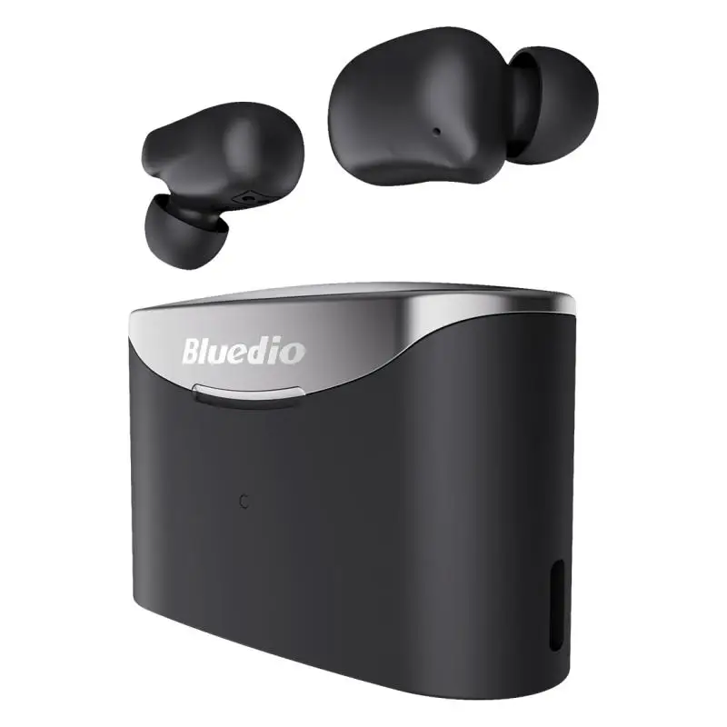 Bluetooth 5,0 наушники Bluedio T-elf 2 TWS наушники спортивные беспроводные стерео наушники для iphone Xiaomi с зарядным устройством