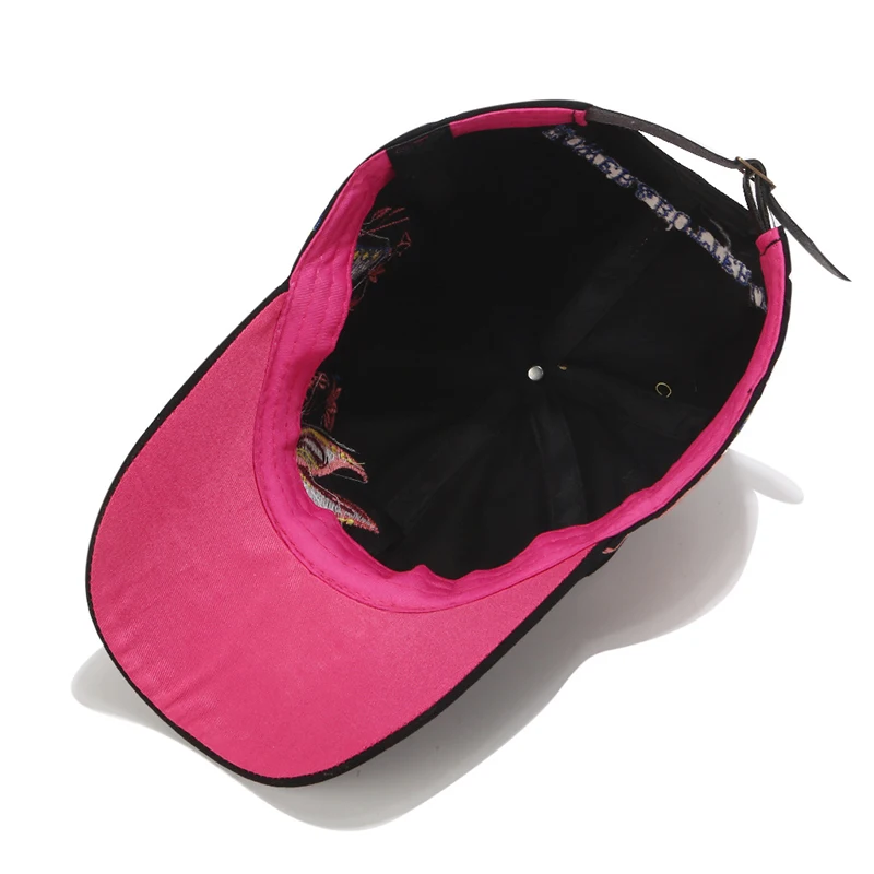 

2019 New Baseball Caps High quality Butterflies and flowers embroidery Summer and fall caps fashion women baseball hat