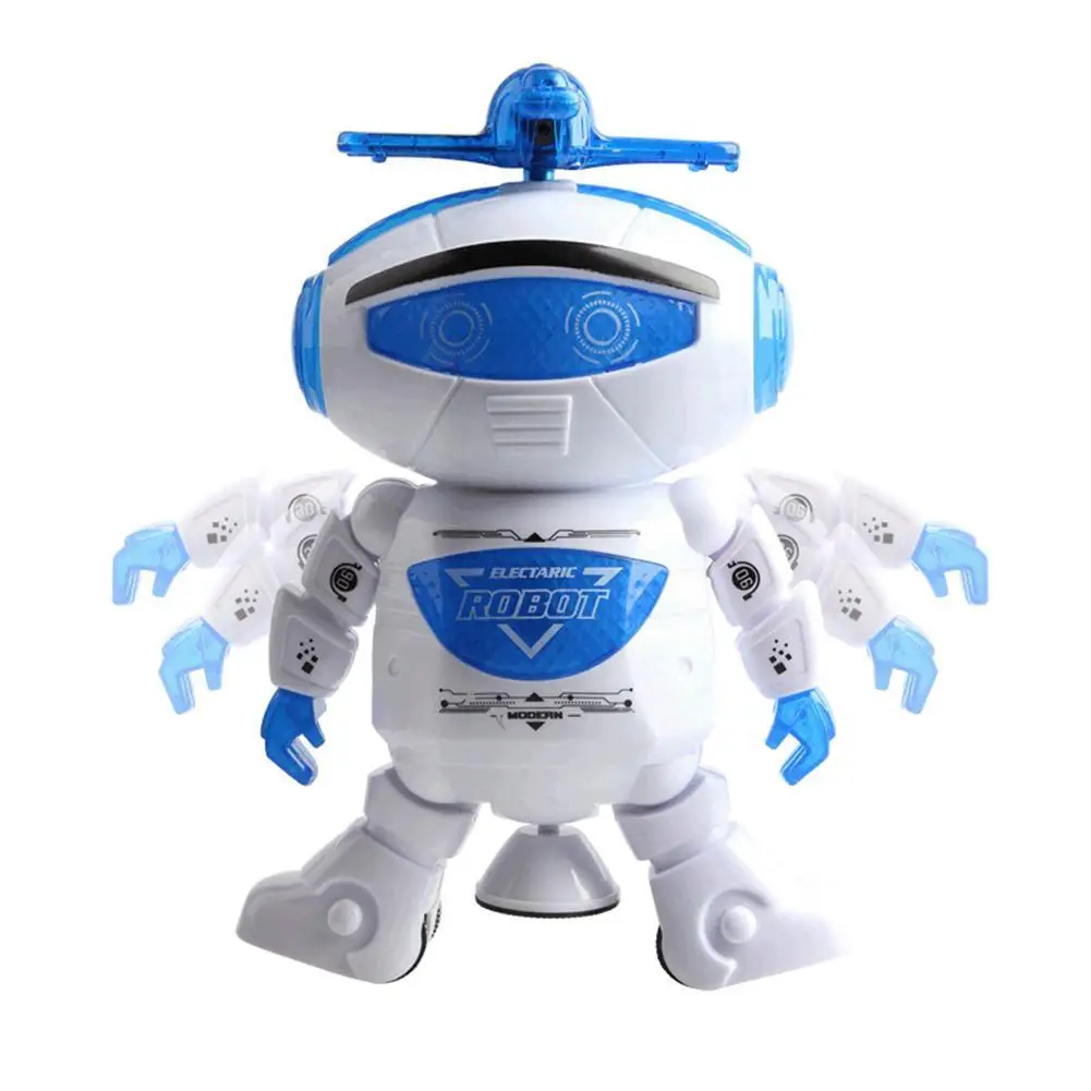 

Электронный ходячий танцующий робот-игрушка с музыкой, светящаяся игрушка, подарок для детей, на Рождество, для мальчиков и девочек, S0V6