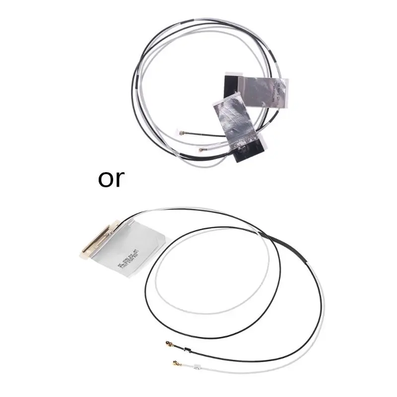 

1 Pair Universal Laptop Mini PCI-E Wireless Wifi Internal Antenna Black+White