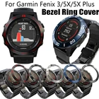 Рамка для смарт-часов Garmin Fenix 3, 5X Plus, из нержавеющей стали, защита от царапин