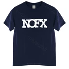 Летняя мужская черная футболка Nofx Rock Music, Мужская футболка, топы разных цветов, модные футболки унисекс, Прямая доставка