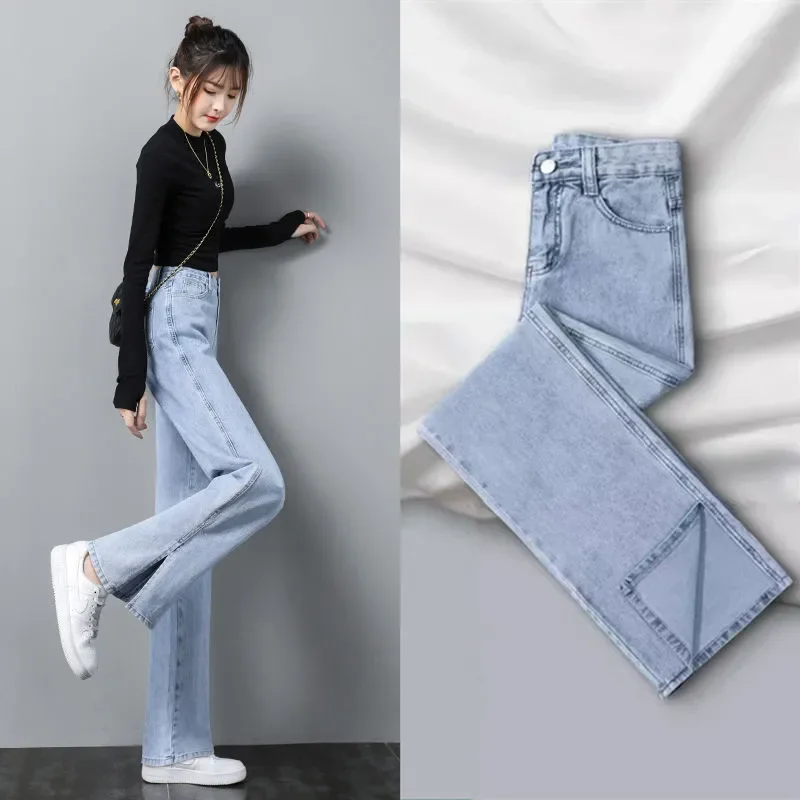 

Women Loose Boyfriends Jeans High Waist Baggy Denim Pants Casual Wide Leg Straight Trousers Vintage Harajuku Streetwear Jeans