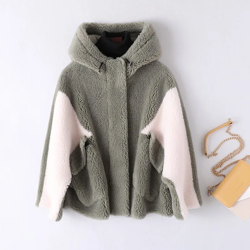 Женское осенне-зимнее пальто с капюшоном | Женская одежда